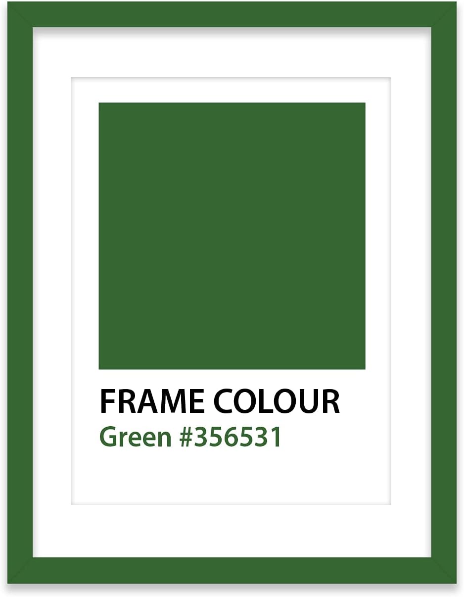 16" x 12" Green Frame