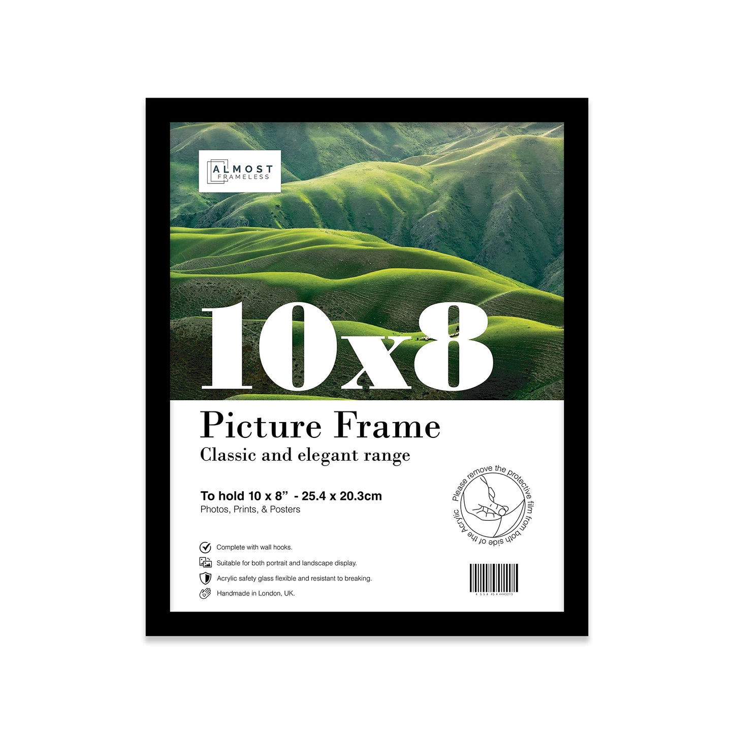 10" x 8" Black Frame