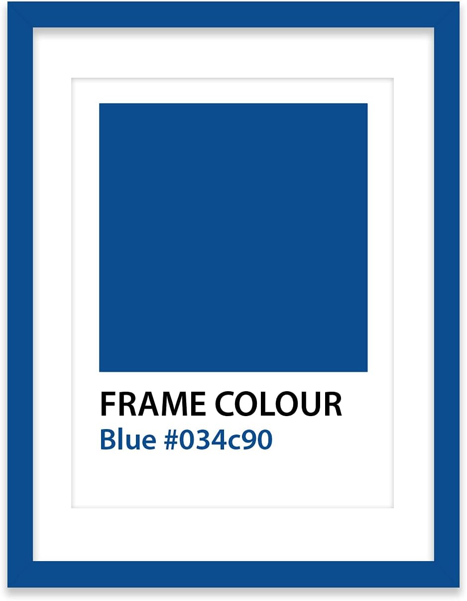 20" x 16" Blue Frame